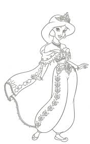 Princesse Disney A Colorier Coloriage Princesse Coloriage Jasmine Coloriage Princesse Disney