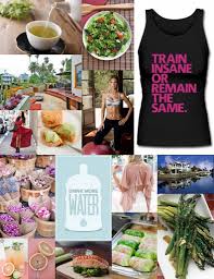 My Inspiration Vision Board Blogilates Train Insane Or Remain The Same Vision Board