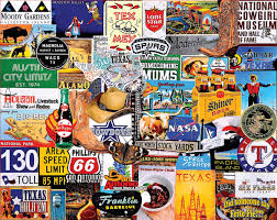Texas has some awesome accents, delicious barbeque and the cowboy is widely seen as iconic of texas. I Love Texas 1000 Pieces White Mountain Puzzle Warehouse