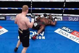 @alenthesavagebabic @fabiowardley @2slickchris @r_riakporhe @erik_pfeifer_official. Alexander Povetkin Vs Dillian Whyte Russian Screamed At Top Of His Voice After Once In A Lifetime Ko In First Fight Which Got Him Out Of Jail