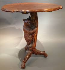 Daniels Antiques Black Forest Wood Black Forest Bear Wooden Sculpture