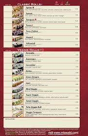Mio Sushi Menu Now Open Contest Point Ruston Sushi Menu Happy Hour Menu Sushi