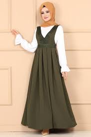 Modaselvim Elbise Gupur Detay Pileli Jile 607 1mr257 Haki Elbise The Dress Kiyafet