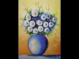 How To Draw Flower Pot By Poster Water Colour Youtube Flower Drawing Flower Painting Poster Color Painting