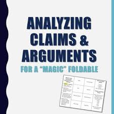 Claims And Arguments Magic Insert Foldable Argumentative Writing Foldables Science Writing