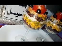 59 أطباق رمضانية سلطة الطبقات خفيفة بنينة و مغذية من مطبخ أم أسيل رمضان يجمعنا youtube food breakfast