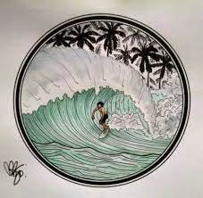 Best Tattoo Wave Ocean Surf Art 54 Ideas Surf Drawing Surf Painting Surf Tattoo
