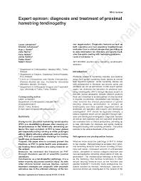 At its meeting today, the osram supervisory board appointed ingo bank as ceo until the end of april 2023. Pdf Expert Opinion Diagnosis And Treatment Of Proximal Hamstring Tendinopathy Sakari Orava And Keijo Makela Academia Edu