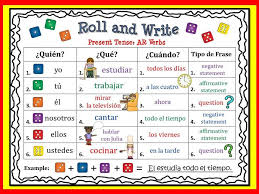 Find in the following lines an introduction to each one of the 18 spanish tenses, divided by mood and between simple and compound tenses. Spanish Present Tense Spanish Verb Activity Board Present Tense Verbs Spanish Verbs Learning Spanish