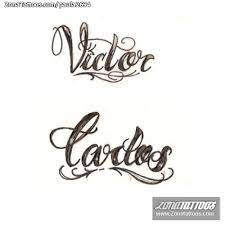 Tatuajes Y Disenos Con El Nombre Carlos