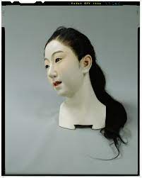 C0076211 生き人形＿明治令嬢体(束髪立姿)の頭部 - 東京国立博物館 画像検索