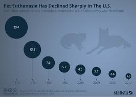Chart Pet Euthanasia Has Declined Sharply In The U S