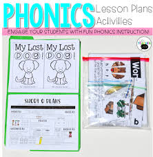 Phonics Lesson Plans For First Grade The Phonics Activities Included Are For Whole Group And Small Group Phonics Instruction Phonics Lesson Plans Phonics