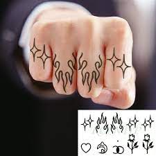 Close up image of the tattoo artist makes a tattoo on a men arm. Waterproof Temporary Tattoo Sticker Black Word Angel Devil Bull Cross English Letters Flash Tatoo Fake Tatto For Woman Men Temporary Tattoos Aliexpress