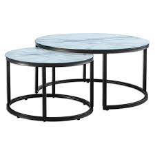 49,95 € 49,95 € 64,18 € 64,18€ lieferung bis dienstag, 27. 2er Set Couchtisch Weiss Schwarz Marmoroptik Online Bei Roller Kaufen