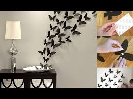 Bunga dari kertas origami ini juga mudah dibuat, hanya membutuhkan kertas berwarna atau kertas lipat dan perlu ketrampilan dalam melipat. Diy Dekorasi Kamar Dengan Hiasan Kupu Kupu Dari Kertas Origami Ide Kreatif Youtube