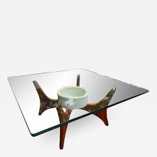 Adrian pearsall style jacks mid century modern coffee table. Adrian Pearsall Unusual Adrian Pearsall Sculptural Walnut Coffee Table Planter Midcentury