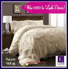 Shop over 310 top lush decor bedding and earn cash back from retailers such as amazon.com, gilt, and kohl's and others such as macy's and walmart.com all in one place. Win 200 Gc To Lush Decor Ends 1 20 Us Only Mom Does Reviews