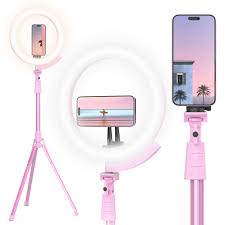Amazon.com: UBeesize Upgraded 12'' Ring Light with 62'' Tripod Stand and  Magnetic Phone Holder,LED Selfie RingLight for iPhone with Remote,Circle  Light for Tiktok/YouTube/Photography/Makeup/Live Stream Pink : Cell Phones  & Accessories