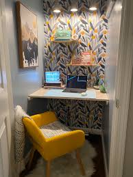 Because a closet office can be such a tight space, it's important to make use of every inch of wall space. Hall Closet Converted To Tiny Office Home Of My Surface Pro Surface