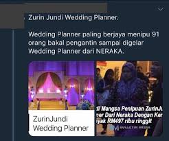 Penipuan hd wedding organizer : Senarai Wedding Planner Katering Penipu Baca Sebelum Terlambat