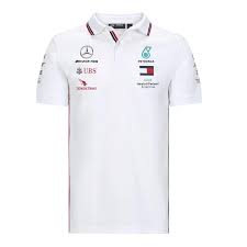 Mercedes Amg Petronas Men S Replica Team Polo Shirt White 2020 Polo Shirt White Amg Petronas Motorsport Clothing