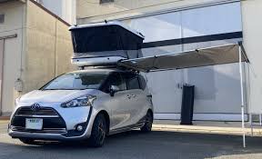 シエンタに ルーフテント＆サイドオーニング 取付：鹿児島Ｈ様 | 軽キャンピングカー・ＯＫワゴン
