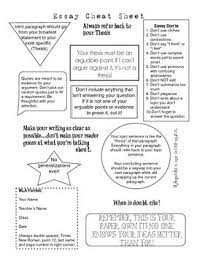 Essay Cheat Sheet Tips For Effective Essay Writing Essay Writing Essay Writing