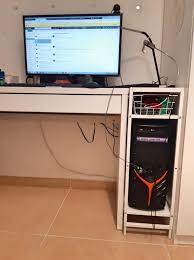 Decorative storage craft storage storage baskets outdoor storage units magazine file holders desktop storage look boho hanging files buy wood. Cpu Stand That Looks Made For Ikea Desks Ikea Hackers