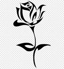 Black and white contemporary rose flower print. Black Rose Png Images Pngegg