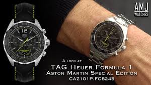 The netherlands, view on request by a jeweller shop brand: A Look At The Tag Heuer Formula 1 Aston Martin Special Edition Caz101p Youtube