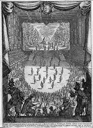 Interior Of A Theatre By Callot European Paintings Graphic Artist Uffizi Gallery