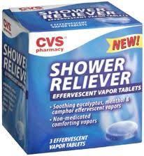 Cvs Shower Reliever Effervescent Vapor Tablets Cvs Pharmacy Cold Medicine Shower Tabs Homemade Bath Products