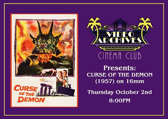 Curse of the Demon (16mm) at The Vista Theater in Los Angeles