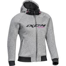 Cuir, textile, été ou hiver ? Blouson Moto Femme Palermo Lady Gris Rose Les Bikeuses