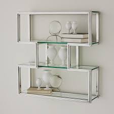 Silver Wall Shelves Wall Shelves Shelves Glass Shelves