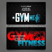 Download a free preview or high quality adobe illustrator ai, eps, pdf and high resolution jpeg versions. Card Gym Fitness Design Business Stock Vector Colourbox