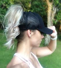 This Is The Perfect Go To Hat For Your Favorite Casual Styles Ever Wanted To Wear Your Hair Up In Ponytail Hat Summer Hats For Women Baseball Cap Hairstyles