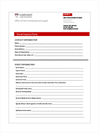 Free 7 Sample Event Inquiry Forms In Ms Word Pdf Pertaining To Enquiry Form Template Word Best Professional Templates Template Word Ms Word Word Program