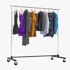 Living & co bamboo stackable shoe rack 3 tier. Clothes Rack 3d Models For Download Turbosquid