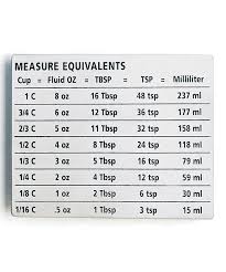 Amco Equivalents Magnet Zulily Cooking Kitchen Cooking Tips Helpful Hints