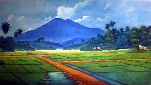 Keren 2018 gambar pemandangan gunung wallpaper oppo f7 background quad hd images lesley hd background anime jepang bergerak. Gaya Terbaru 42 Lukisan Pemandangan Gunung Ganang