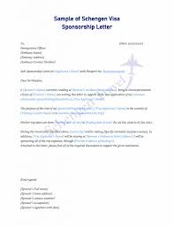 A financial support letter is a proclamation that the writer will support a person or cause. Sponsorship Letter For Schengen Visa Free Sponsorship Letter From Sponsor