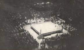 Now that thumb wrestling is an officially accepted sport at the olympics, you can now train with just have you and your sparring partner slip your thumbs up in the wrestling ring, and have at it! Wrestling Ring Wikipedia