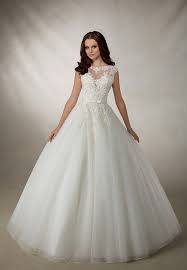 Angelica 69118 Ronald Joyce Wedding Dress Ball Gown With A Tulle Skirt And Lace Bodice Contemporary Wedding Dress Wedding Dress Shopping Lace Ball Gowns