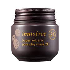 Innisfree my real squeeze mask ex sheet mask variety set 9 pack bundle in a customized gift packaging. Innisfree Super Volcanic Pore Clay Mask 100ml 1 28 Oz Amazon De Beauty