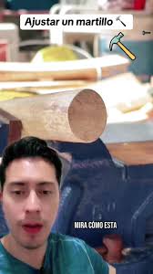 Cómo ajustar el mango de un martillo