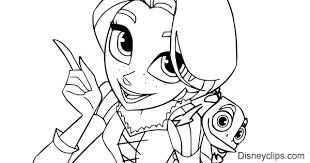 Rapunzel's tangled adventure coloring pages. Rapunzel S Tangled Adventure Coloring Pages Disneyclips Com