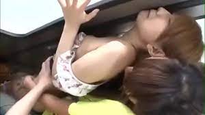 lesbians groped cute girl on train - XVIDEOS.COM