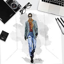 Male Catwalk Model Fashion Croqui Fashion Artventures If you want an athletic male croqui for your portfolio, then this figure template is what you need.